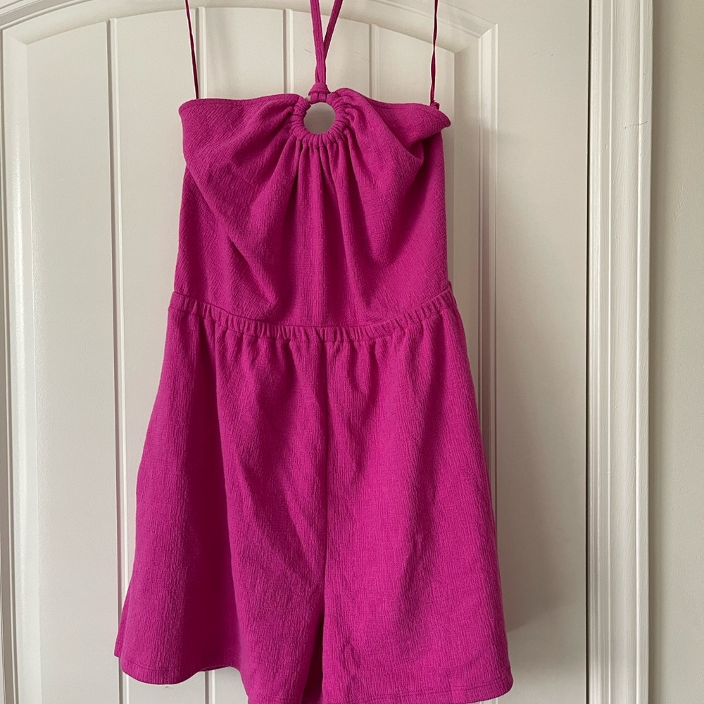 Old Navy Pink Jumpsuit with Elegant Wide Legs